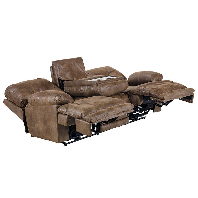 Catnapper Voyager Power Reclining Leather Look Fabric Sofa 643845 1228-29/3028-29 IMAGE 2