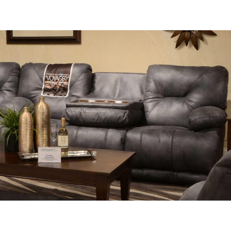Catnapper Voyager Power Reclining Leather Look Fabric Sofa 643845 1228-53/3028-53 IMAGE 7