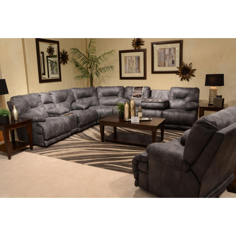Catnapper Voyager Power Reclining Leather Look Fabric Sofa 643845 1228-53/3028-53 IMAGE 8