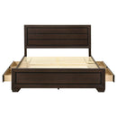 Coaster Furniture Kauffman 204390KE Wood Eastern King Storage Panel Bed - Dark Cocoa IMAGE 6