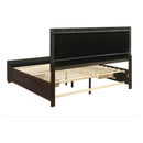 Coaster Furniture Kauffman 204390KE Wood Eastern King Storage Panel Bed - Dark Cocoa IMAGE 7