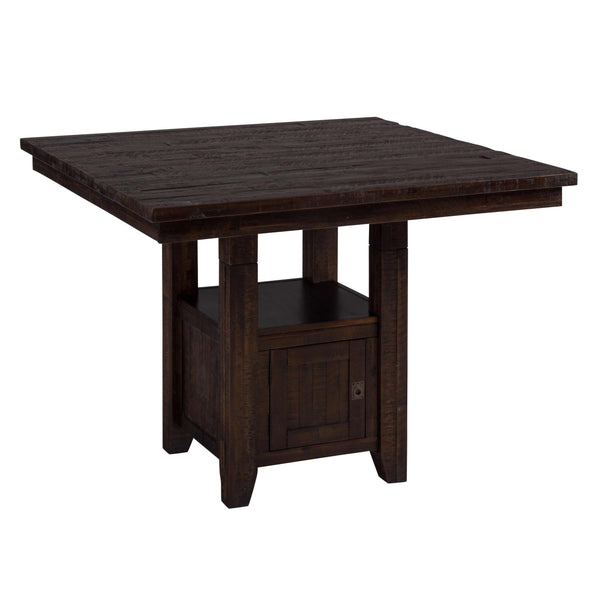 Jofran Square Kona Grove Counter Height Dining Table with Pedestal Base 705-48 IMAGE 1