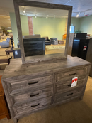 Ridgecrest 6 Drawer Dresser w/ Mirror 384-BR31/51