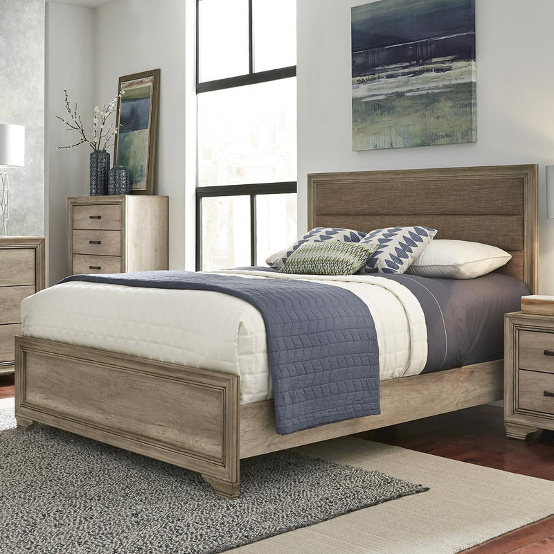 Liberty Furniture Industries Inc. Sun Valley Queen Upholstered Panel Bed 439-BR-QUB IMAGE 1