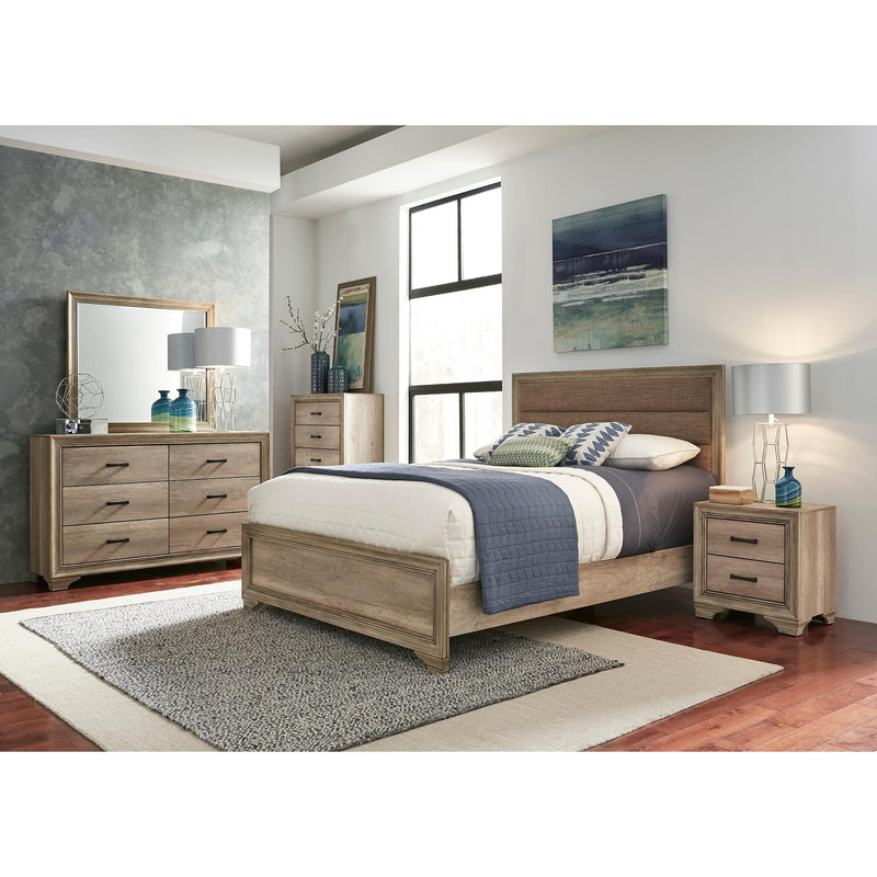Liberty Furniture Industries Inc. Sun Valley Queen Upholstered Panel Bed 439-BR-QUB IMAGE 2