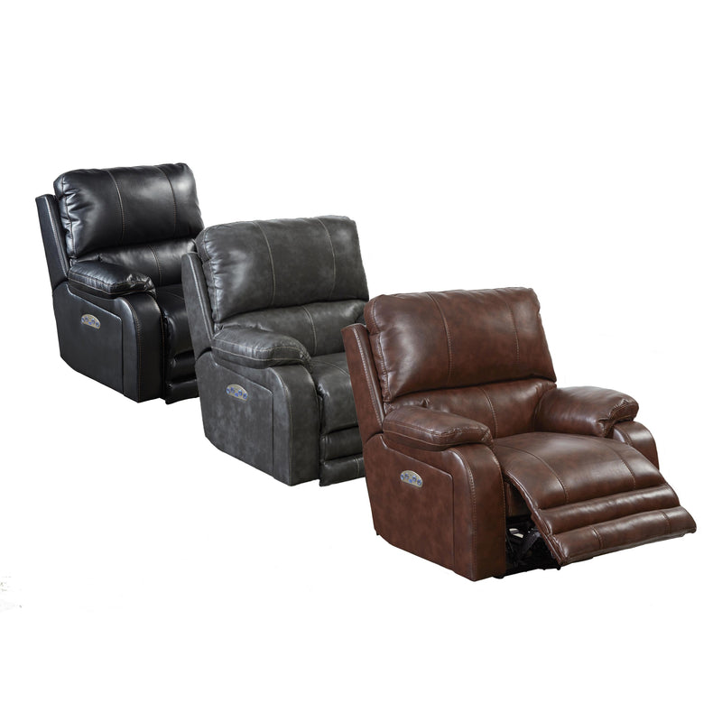 Catnapper Thornton Power Leather look Fabric Recliner 64762-7 1152-08/1252-08 IMAGE 4