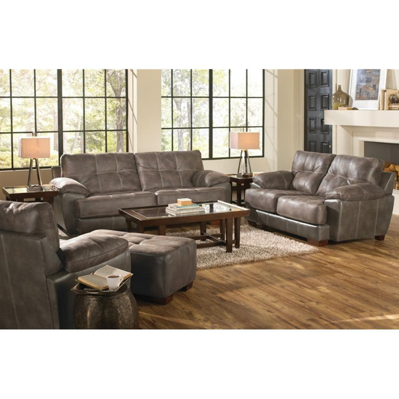 Jackson Furniture Drummond Stationary Leather Look Fabric Sofa 4296-03 1152-89/1300-89 IMAGE 6