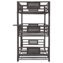 Coaster Furniture Rogen 460394T Metal Twin Triple Bunk Bed - Dark Bronze IMAGE 3