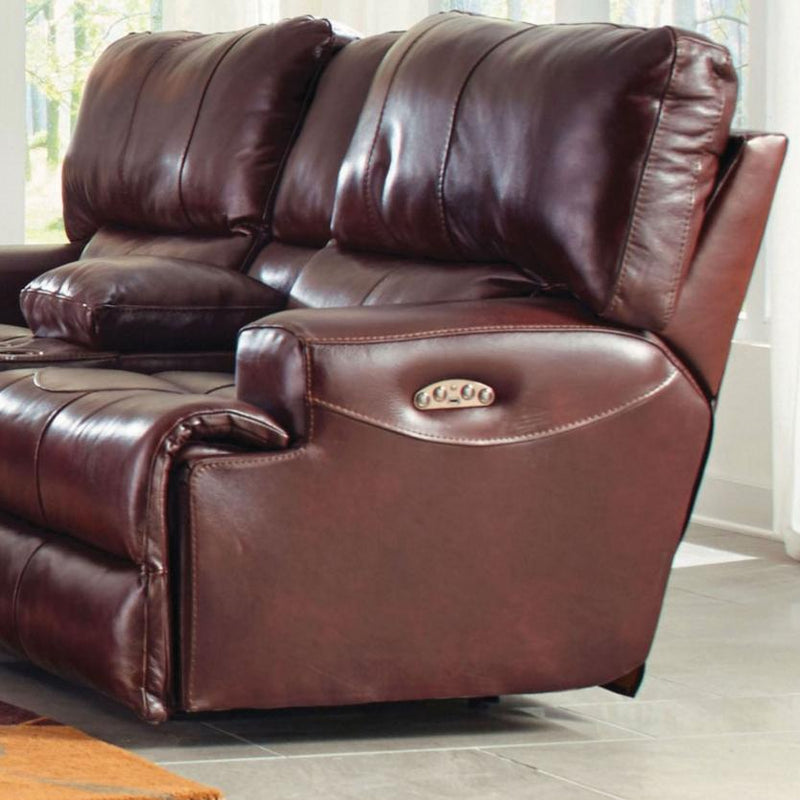 Catnapper Wembley Power Reclining Leather Loveseat 64589 1283-19/3083-19 IMAGE 2