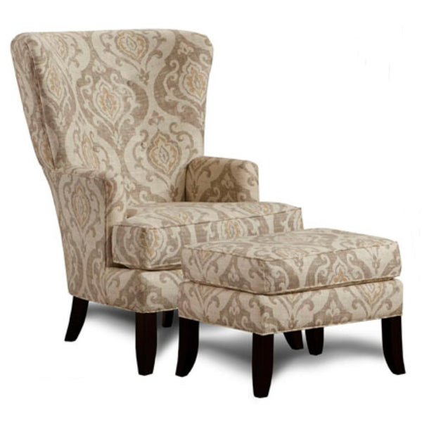 J Furniture Riley Fabric Ottoman 1316-38/442-20 IMAGE 1
