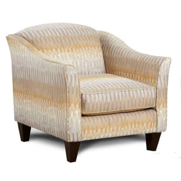 J Furniture Emma Stationary Fabric Accent Chair 1352-18/504-14 IMAGE 1