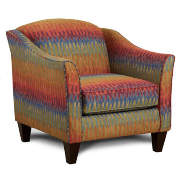 J Furniture Emma Stationary Fabric Accent Chair 1352-18/504-70 IMAGE 1