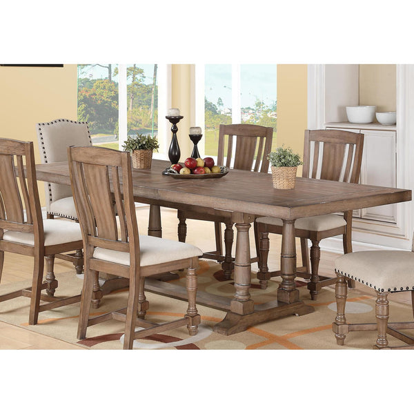 Winners Only Xcalibur Dining Table with Trestle Base DX14296G IMAGE 1