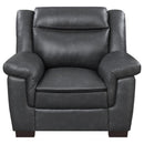 Coaster Furniture Arabella Stationary Leather Look Chair 506593 IMAGE 2