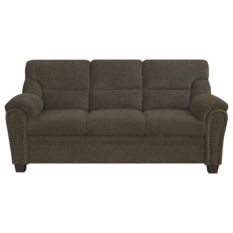 Coaster Furniture Clementine Stationary Fabric Sofa 506571 IMAGE 2