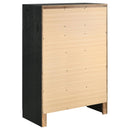 Coaster Furniture Miranda 206365 5-Drawer Bedroom Chest - Black IMAGE 5