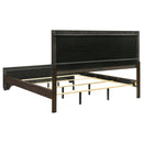 Coaster Furniture Kauffman 204391KW Wood California King Panel Bed - Dark Cocoa IMAGE 7