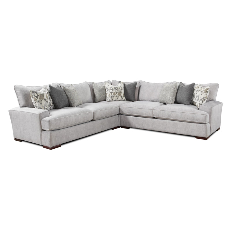 Fusion Furniture Stationary Fabric 3 pc Sectional 2001ALTON SILVER/2005ALTON SILVER/2000ALTON SILVER IMAGE 1