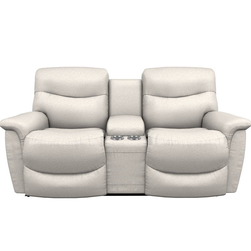 La-Z-Boy James Reclining Loveseat with Console 449521 C181233