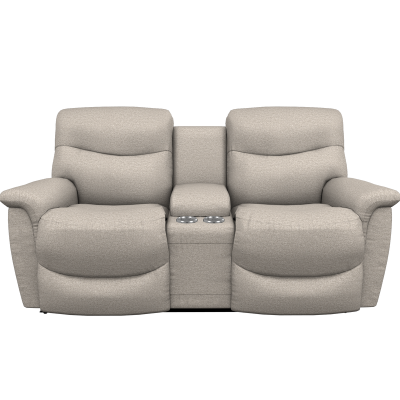 La-Z-Boy James Reclining Loveseat with Console 449521 C181262
