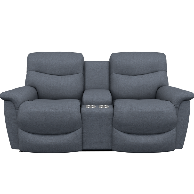 La-Z-Boy James Reclining Loveseat with Console 449521 C181286