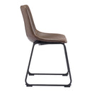  Zuo Smart 100505 Dining Chair - Vintage Espresso IMAGE 2