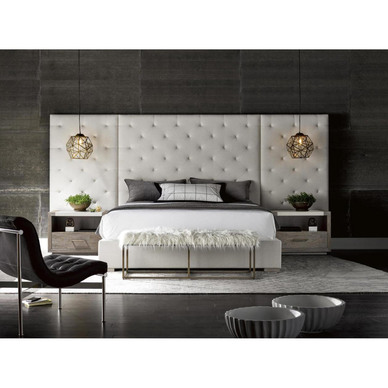 Universal Furniture Brando California King Upholstered Platform Bed with Side Panels 64323FR/643220/643212W IMAGE 2