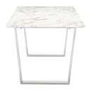 Zuo Atlas Dining Table with Faux Marble Top 100707 IMAGE 2