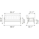 Zuo Rocky Stationary Fabric Sofa 100533 IMAGE 10