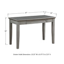 Winners Only Tamarack BTG150 47" Writing Desk - Grey IMAGE 3