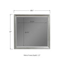 Winners Only Tamarack BTG1009 39" Landscape Mirror - Grey IMAGE 5