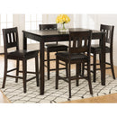 Jofran Dark Rustic Prarie 5 pc Counter Height Dinette 923 IMAGE 4