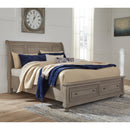  Signature Design by Ashley Lettner California King Sleigh Bed with Storage B733-78/B733-76/B733-95 IMAGE 2