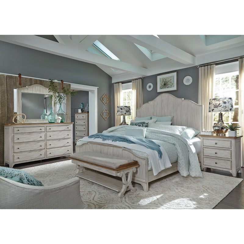 Liberty Furniture Industries Inc. Farmhouse Reimagined 3-Drawer Nightstand 652-BR61 IMAGE 2