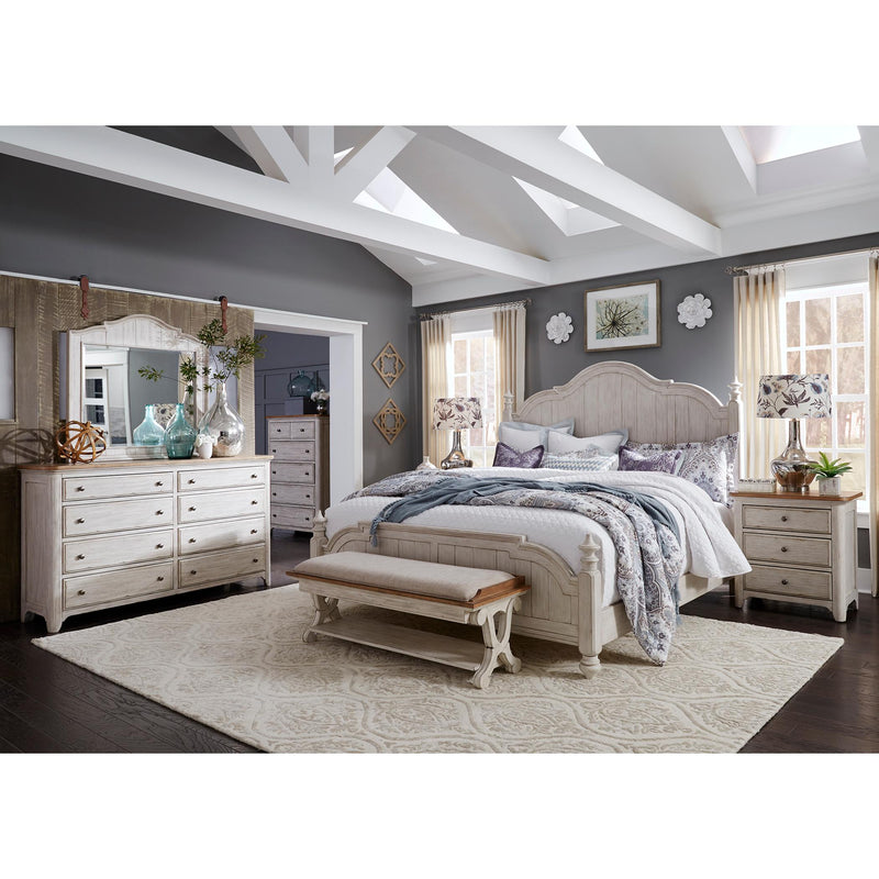 Liberty Furniture Industries Inc. Farmhouse Reimagined 3-Drawer Nightstand 652-BR61 IMAGE 3