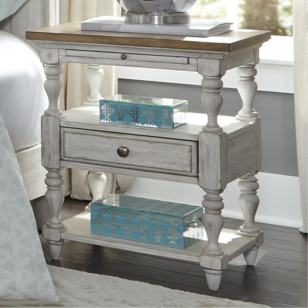  Liberty Furniture Industries Inc. Farmhouse Reimagined 1-Drawer Nightstand 652-BR62 IMAGE 1