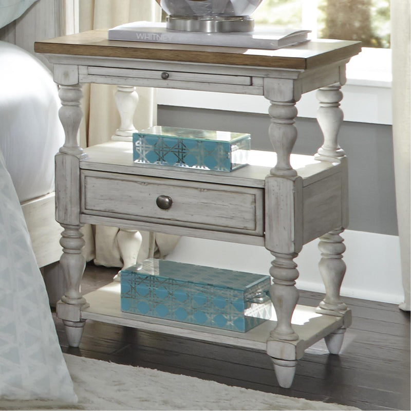  Liberty Furniture Industries Inc. Farmhouse Reimagined 1-Drawer Nightstand 652-BR62 IMAGE 1