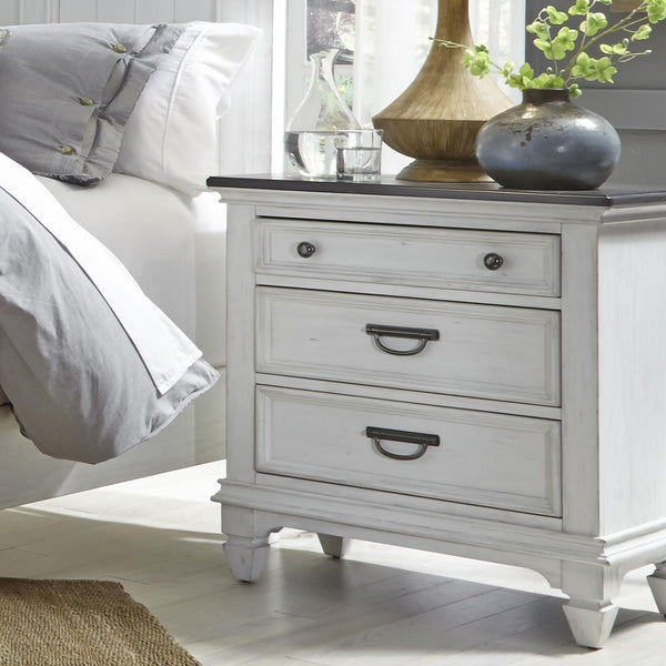 Liberty Furniture Industries Inc. Allyson Park 3-Drawer Nightstand 417-BR61 IMAGE 1