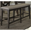 Liberty Furniture Industries Inc. Double Bridge Counter Height Bench 152-C900125B IMAGE 1