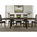  Liberty Furniture Industries Inc. Double Bridge Dining Table with Trestle Base 152-CD-TRS IMAGE 8
