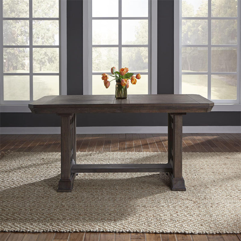 Liberty Furniture Industries Inc. Artisan Prairie Dining Table with Trestle Base 823-T4096 IMAGE 1