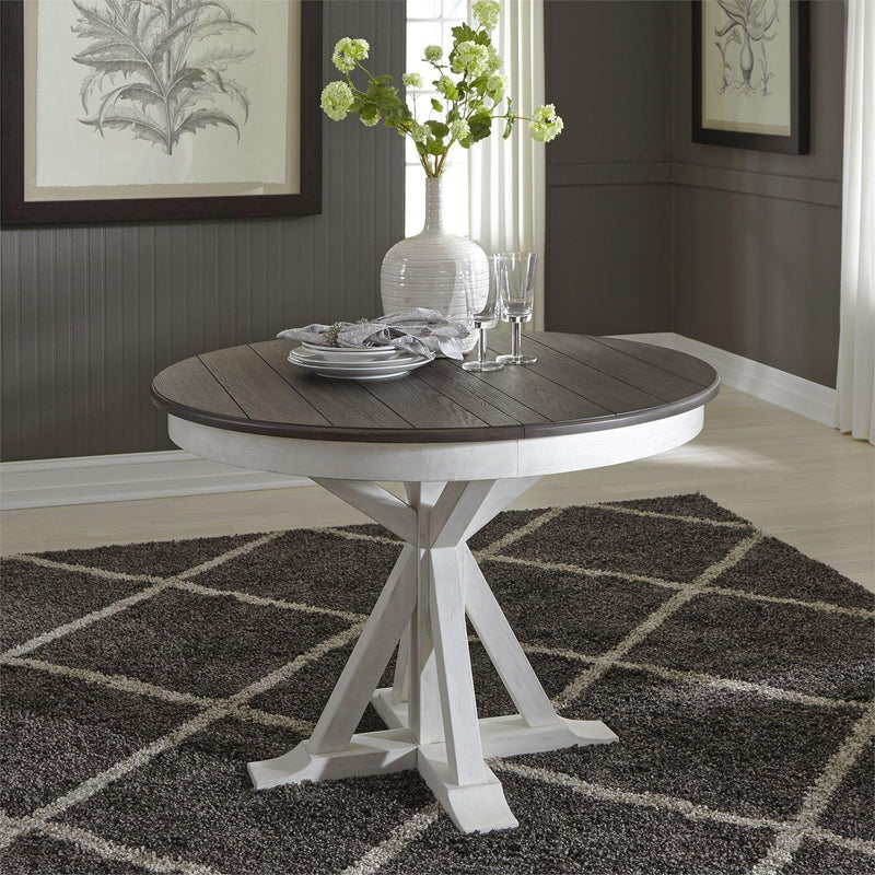  Liberty Furniture Industries Inc. Oval Allyson Park Dining Table with Pedestal Base 417-DR-PDS IMAGE 1