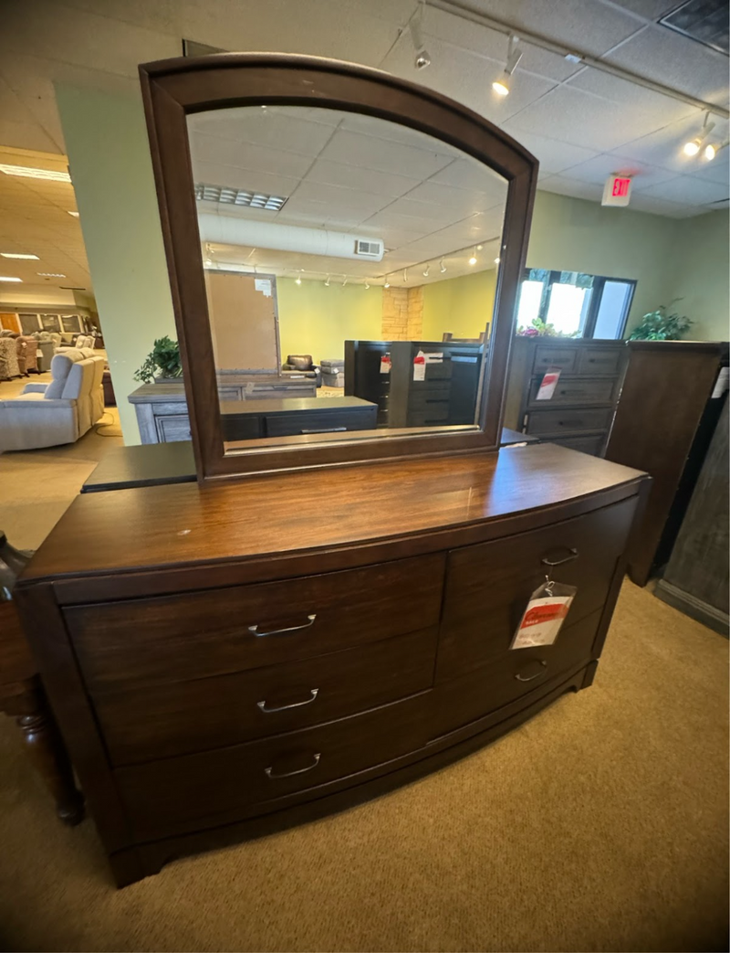 Avalon 6 Drawer Dresser W Mirror 505 BR31 51