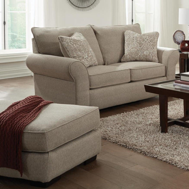 Jackson Furniture Maddox Stationary Fabric Loveseat 4152-02 1631-38/2639-38 IMAGE 1