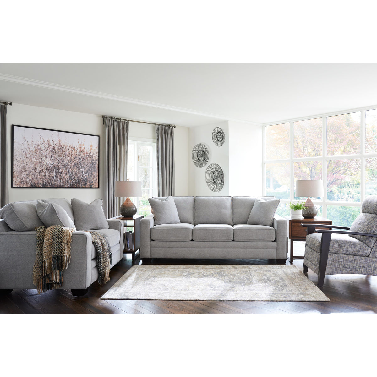 La-Z-Boy Meyer Stationary Fabric Loveseat 630694 C151651