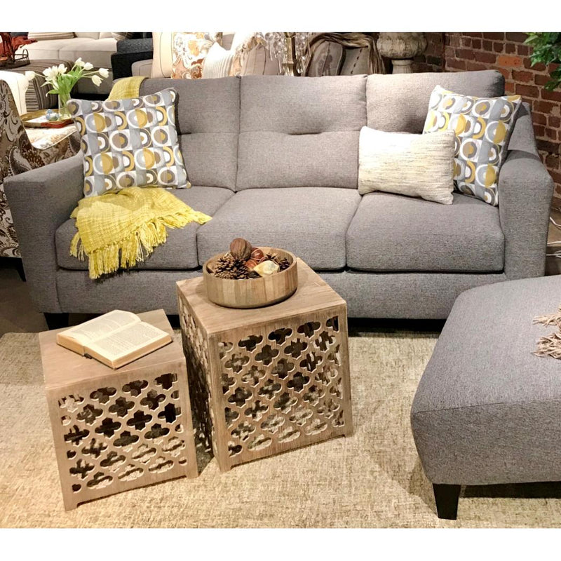 Fusion Furniture Stationary Fabric Sofa 8210-KP DILLIST MICA IMAGE 2
