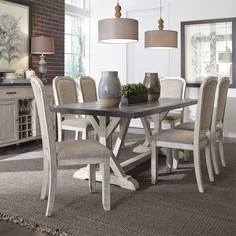 Liberty Furniture Industries Inc. Willowrun Dining Table with Trestle Base 619-T3878 IMAGE 8
