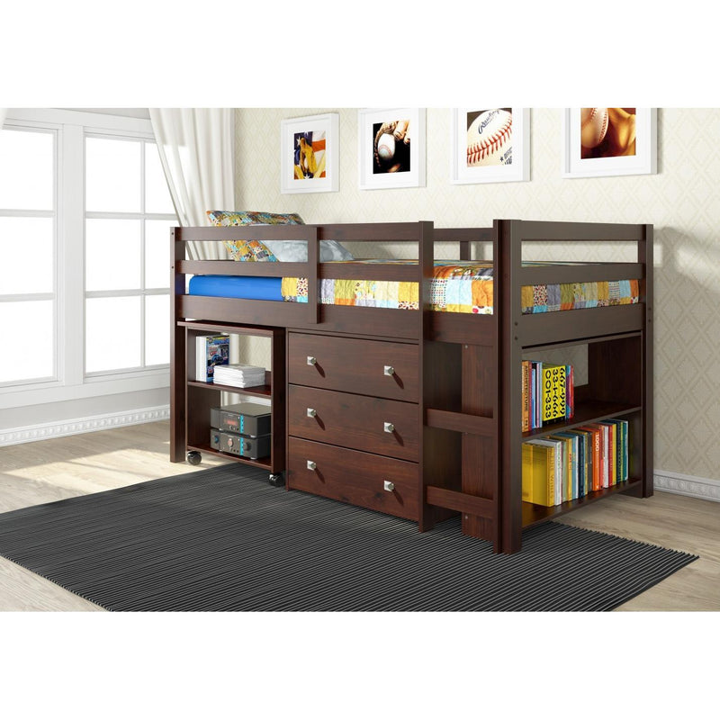 Donco Trading Company Kids Beds Loft Bed 760A-TCP/760B-TCP/760C-TW/760D-TCP IMAGE 2