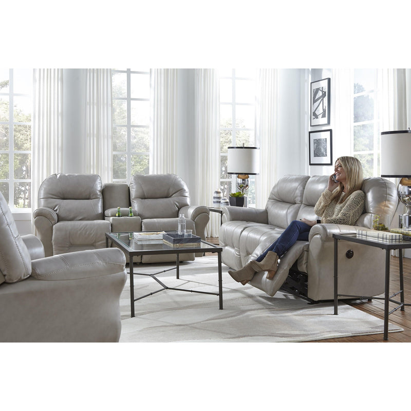 Best Home Furnishings Bodie Power Reclining Leather Loveseat L760CQ7 73229L IMAGE 3