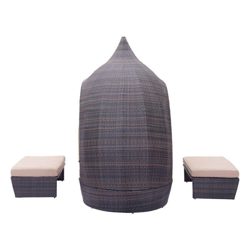 Zuo Outdoor Seating Daybed 703603 IMAGE 3